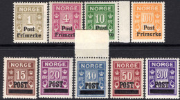 Norway 1929 Set Unmounted Mint. - Neufs