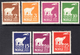 Norway 1925 Amundsen's Polar Flight Unmounted Mint. - Unused Stamps