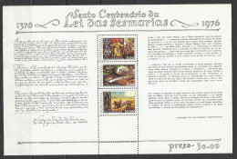 Portugal 1976 - Sesmarias Law S/S MNH - Neufs