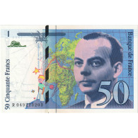 France, 50 Francs, St Exupéry, 1999, R049273203, SPL, Fayette:73.5, KM:157Ad - 50 F 1992-1999 ''St Exupéry''