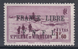 St. Pierre & Miquelon 1941 FRANCE LIBRE Mi#274 Mint Hinged - Nuovi