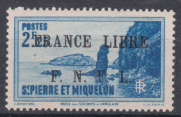 St. Pierre & Miquelon 1941 FRANCE LIBRE Mi#276 Mint Hinged - Ongebruikt