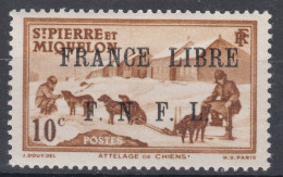 St. Pierre & Miquelon 1941 FRANCE LIBRE Mi#253 Mint Hinged - Unused Stamps