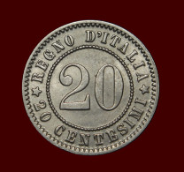 Italy 20 Centesimi 1894KB Good EF With Some Lustre - 1878-1900 : Umberto I.