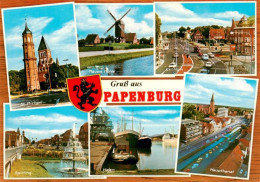 73953036 Papenburg_Ems St. Michael Kirche Muehle Centrum Splitting Hafen Hauptka - Papenburg