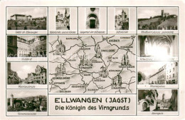 73765516 Ellwangen Jagst Schloss Schlosshof Marienstrasse Panorama Stiftskirche  - Ellwangen