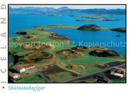 73731961 Skutustadagigar Iceland Kraterlandschaft Myvatn See  - Islande