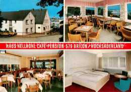 73731926 Brilon Cafe Pension Hellhohl Gastraum Fremdenzimmer Brilon - Brilon