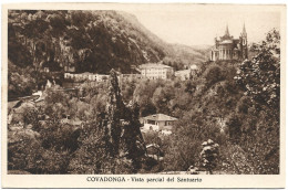 Postcard - Spain, Asturias, Covadonga, Sanctuary's View, N°372 - Asturias (Oviedo)