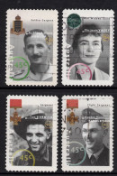 AUSTRALIA 1995 AUSTRALIAN SECOND WORLD WAR HEROUS (1st SERIES)  SET  VFU - Used Stamps