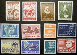 Denmark  1971   Full Year MNH (**) ( Lot Ks 1643 ) - Volledig Jaar