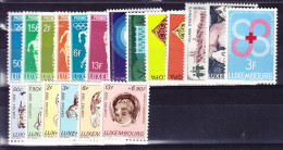 LUXEMBOURG ANNEE COMPLETE 1968 ** MNH,  (8B917) - Ganze Jahrgänge