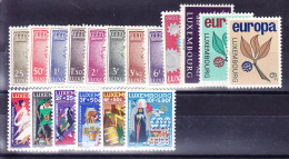 LUXEMBOURG ANNEE COMPLETE 1965 ** MNH,  (8B920) - Ganze Jahrgänge