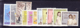 LUXEMBOURG ANNEE COMPLETE 1962 ** MNH,  (8B923) - Volledige Jaargang