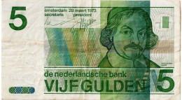 PAYS-BAS - 5 Gulden 1973 - 5 Florín Holandés (gulden)