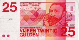 PAYS-BAS - 25 Gulden 1971 - 25 Gulden