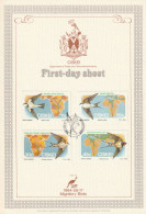 Ciskei - 1984 - Migratory Birds - First Day Sheet - Medium - Hirondelles