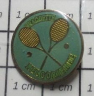 615B  Pin's Pins / Beau Et Rare / SPORTS / TENNIS CLUB LA RAQUETTE MELGORIENNE - Tenis