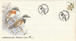 Ciskei - 1987 (1981) - Birds First Definitive - Additional Value - Cape Batis - First Day Cover - Small - Ciskei