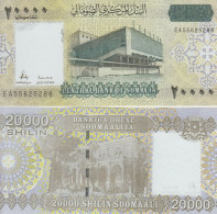 SOMALIA 20000 Shilin 2010 P W42 UNC - Somalia