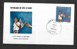 COTE D'IVOIRE 1980  FDC  LUTTE CONTRE LE TABAGISME YVERT N°537 - Drugs
