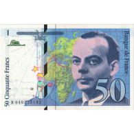 France, 50 Francs, St Exupéry, 1999, R049273192, NEUF, Fayette:73.5, KM:157Ad - 50 F 1992-1999 ''St Exupéry''