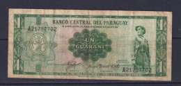 PARAGUAY - 1963 1 Guarani Circulated Banknote - Paraguay