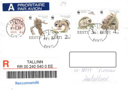 ESTONIA - REGISTERED AIRMAIL 2003 - NIERNAU/DE / 4618 - Estonie