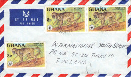 GHANA - AIRMAIL - TURKU/FI / 4619 - Ghana (1957-...)