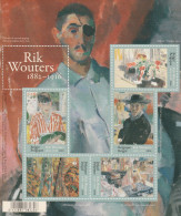 BELGIQUE - Feuillet N°4591 ** (2016) RiK Wouters (peintre) - Neufs