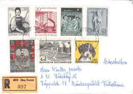 ÖSTERREICH - EINSCHREIBEN 1983 LINZ - DUISBURG/DE / 4629 - Lettres & Documents