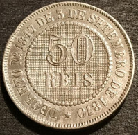 Pas Courant - BRESIL - 50 REIS 1886 - Pedro II - KM 482 - Brasil - Brazil - Brazil
