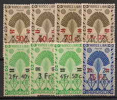 MADAGASCAR - 1945 - N°YT. 290 à 297 - Série Complète - Neuf Luxe ** / MNH / Postfrisch - Nuovi