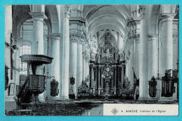 * Ninove (Oost Vlaanderen) * (SBP, Nr 4) Intérieur De L'église, Binnenzicht In De Kerk, Chaire De Vérité, Autel, Old - Ninove