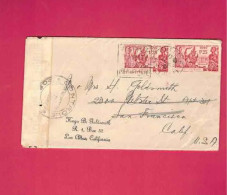 Lettre De 1942 Pour Les USA EUAN - YT N° 128 X 2 - Exposition Internationale De New-York - Storia Postale