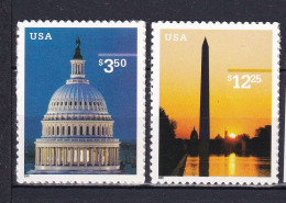 258 ETATS UNIS (USA) 2001 - Y&T 3146/47 Adhesif - Monument - Neuf ** (MNH) Sans Trace De Charniere - Nuovi