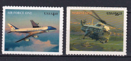 258 ETATS UNIS 2007 - Y&T 3924/25 Adhesif - Avion Helicoptere - Neuf ** (MNH) Sans Trace De Charniere - Neufs