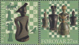 635363 MNH FEROE 2020 AJEDREZ - Färöer Inseln