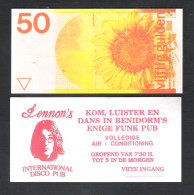 BANKBILJET 50 GULDEN - ZONNEBLOEM - LENNON'S INTERNATIONAL DISCO PUB    (BB 15) - [6] Vals & Specimen