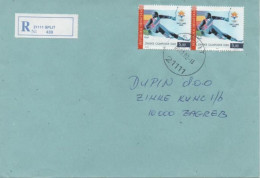 Croatia, Winter Olympic Games 2002 Salt Lake City, Registered Commercial Letter - Hiver 2002: Salt Lake City