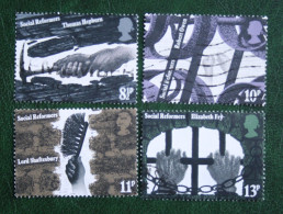 READ Social Reformers (Mi 706-709) 1976 Used Gebruikt Oblitere ENGLAND GRANDE-BRETAGNE GB GREAT BRITAIN - Used Stamps