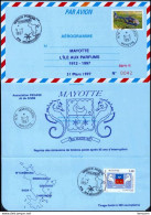 (0097) Mayotte Aérogramme Reprise Des émissions 1996 - Other & Unclassified