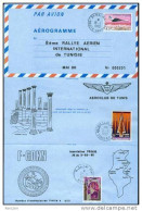 (0013) Aérogramme Rallye Aérien De Tunisie 1990 - 1960-.... Afgestempeld