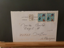 104/122 LETTRE FRANCE POUR ALLEMAGNE BANDE CARNET - Briefe U. Dokumente