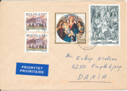 Poland Cover Sent To Denmark Nowy Sącz 20-1-2003 Topic Stamps - Briefe U. Dokumente