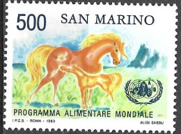 SAN MARINO - 1983 - PROGRAMMA ALIMENTARE MONDIALE - NUOV0 MNH** ( YVERT 1083 - MICHEL 1287- SS 1128) - Neufs