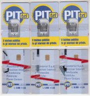 Italia Postintertel Chip 3 Carte Nuove In Blister - Tests & Servizi