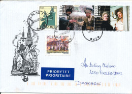 Poland Cover Sent To Denmark Elblag 18-2-2003 Topic Stamps - Cartas & Documentos