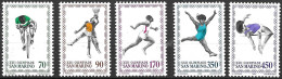 SAN MARINO - 1980 - OLIMPIADI DI MOSCA - SERIE 5 VALORI - NUOV0 MNH** ( YVERT 1013\7 - MICHEL 1214\8- SS 1158/62) - Ungebraucht