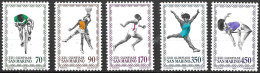SAN MARINO - 1980 - OLIMPIADI DI MOSCA - SERIE 5 VALORI - NUOV0 MNH** ( YVERT 1013\7 - MICHEL 1214\8- SS 1158/62) - Unused Stamps